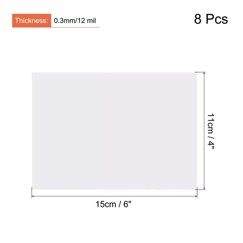 Unique Bargains A6 Self-Adhesive No Machine Needed Laminating Sheets for Photos