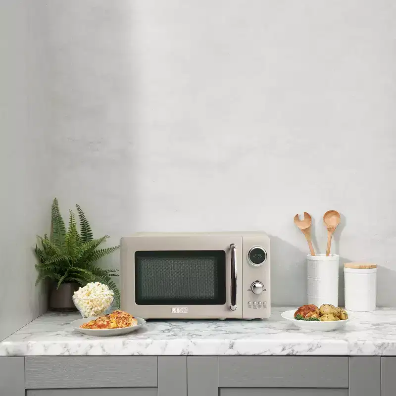 Haden 700W Compact Countertop Microwave Oven