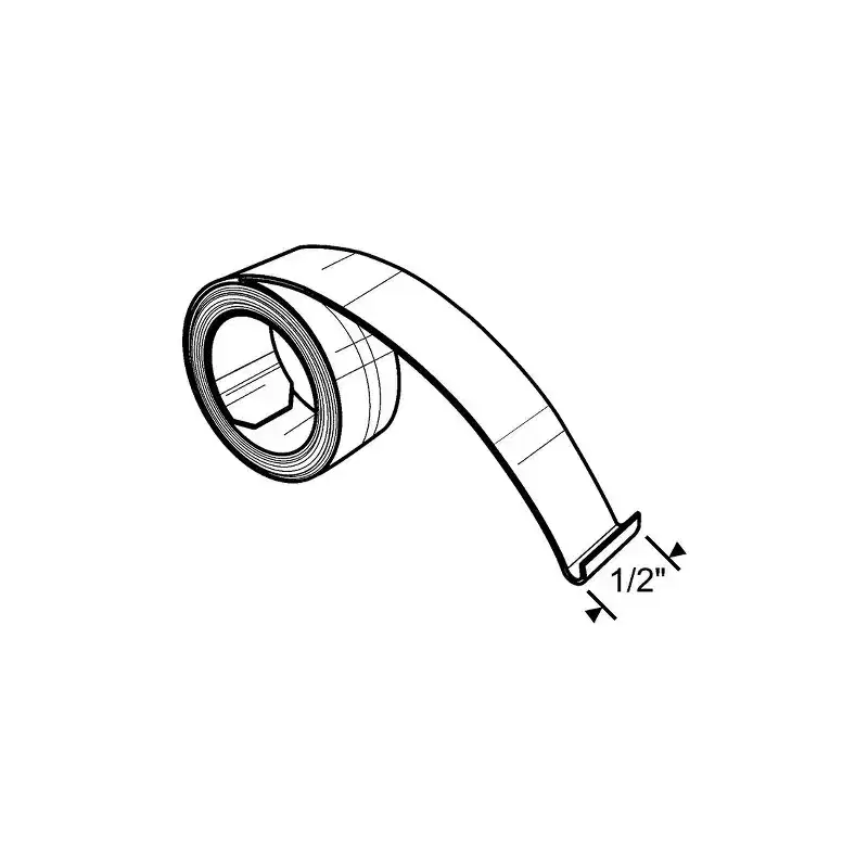 Brixwell Hook Coil Spring 1/2 Width, 5 Lbs Weight, Steel Material, Long Tongue, Gray Finish