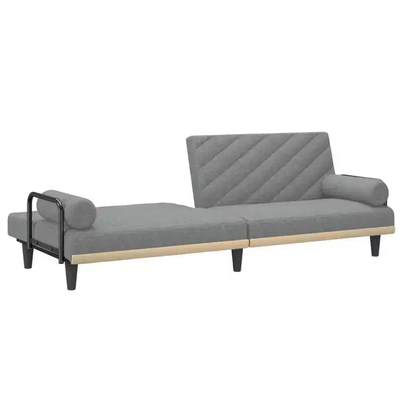Sleeper Sofa with Armrests - Fabric Loveseat Recliner