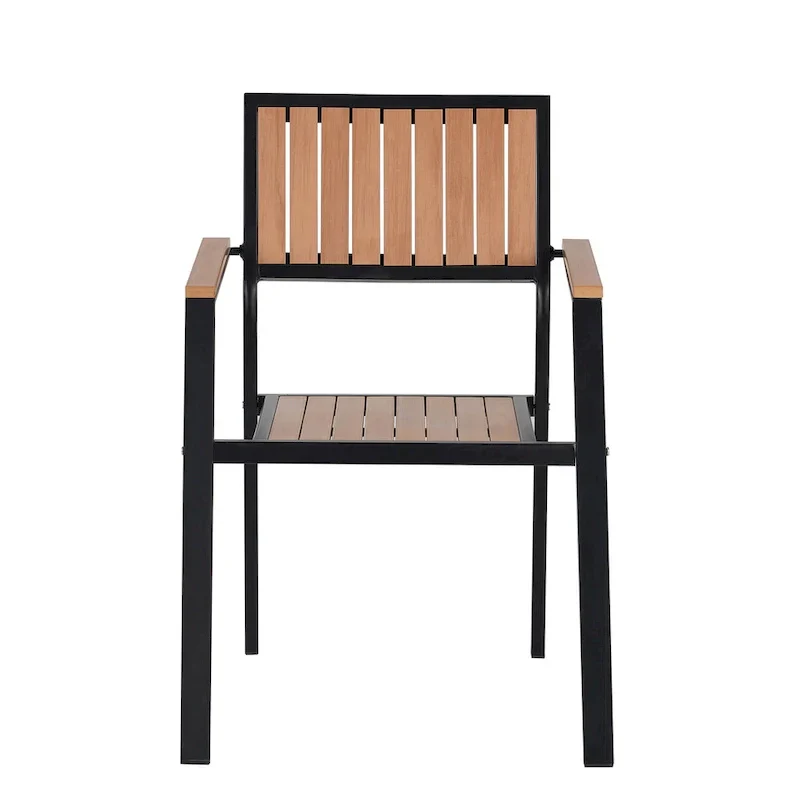 7-Piece Outdoor Extendable Dining Set with Extendable Table and 6 Armrest Chair