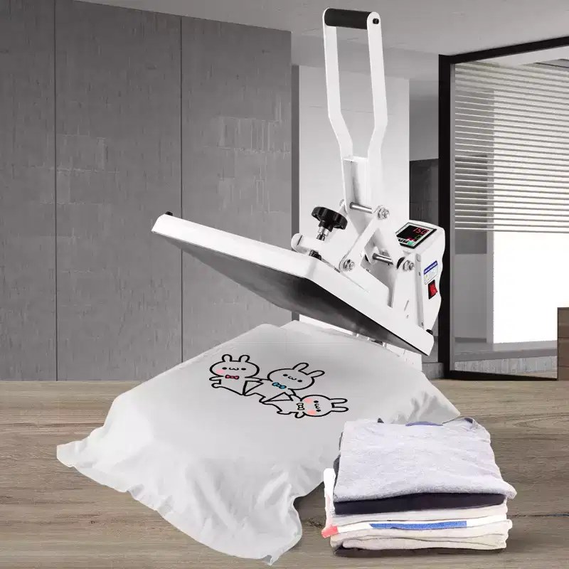 VEVOR Heat Press, Heat Press Machine for T-Shirt, Fast Heating, Power Digital Industrial Sublimation Printer for Heat Transfer Vinyl, White