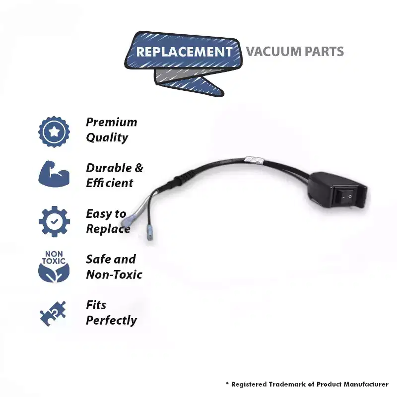 Topvacuumparts Replacement Part For Eureka, SC412A, SC420A Vacuum Cleaner Black Harness Switch # compare to part C352 2800