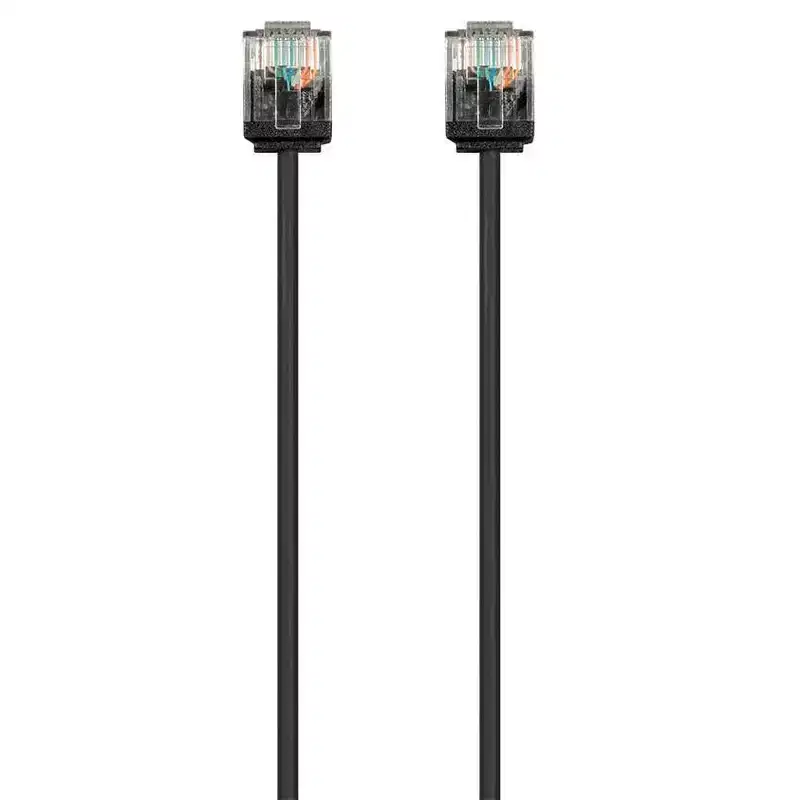 Monoprice Cat6 Ethernet Patch Cable - 5 Feet - Black | Stranded, 550MHz, UTP, Pure Bare Copper Wire, 32AWG - Micro SlimRun Series