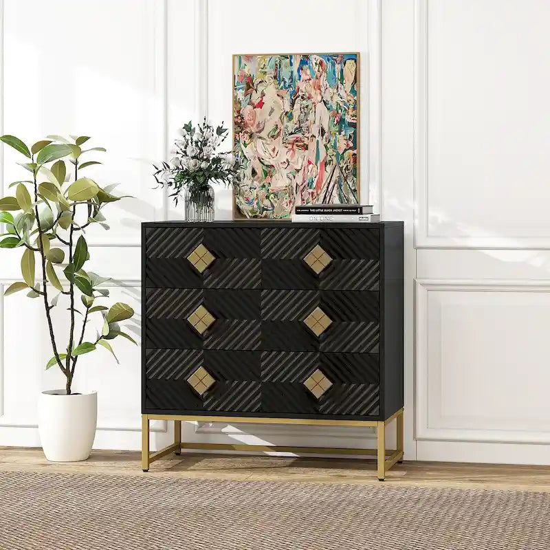 3 Drawer Storage Cabinet