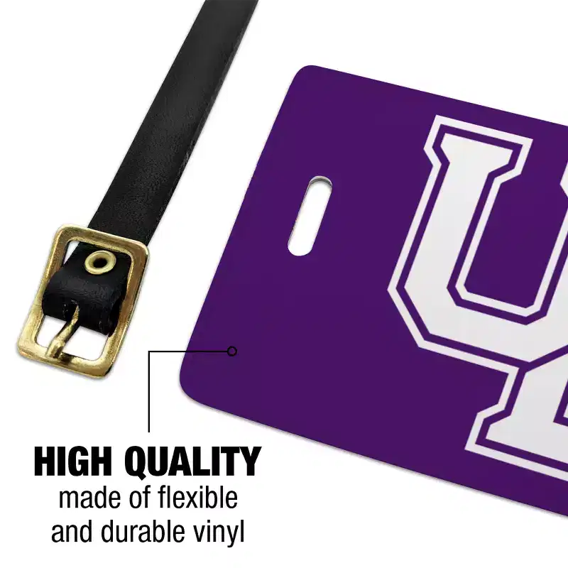 University of Evansville Primary Logo Luggage ID Tags Suitcase CarryOn Cards Set of 2