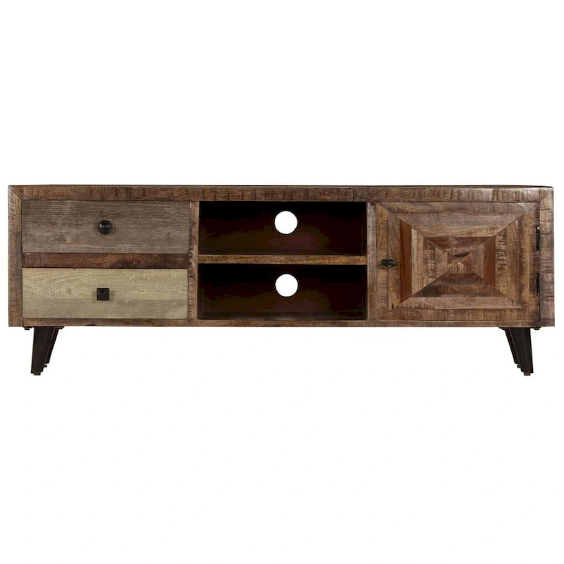 TV Stand 46.5x11.8x15.7 Solid Wood Mango