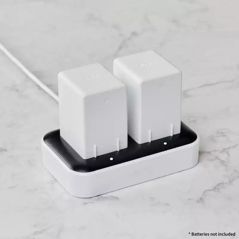 Arlo VMA5400C-100NAR Accessory Dual Charging Station, Charge Up to Two Batteries, Compatible with Arlo Ultra, Pro3 and Pro4 - Certified Refurbished