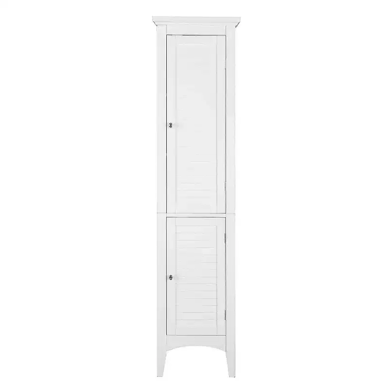 Two Door Shuttered Linen Cabinet -