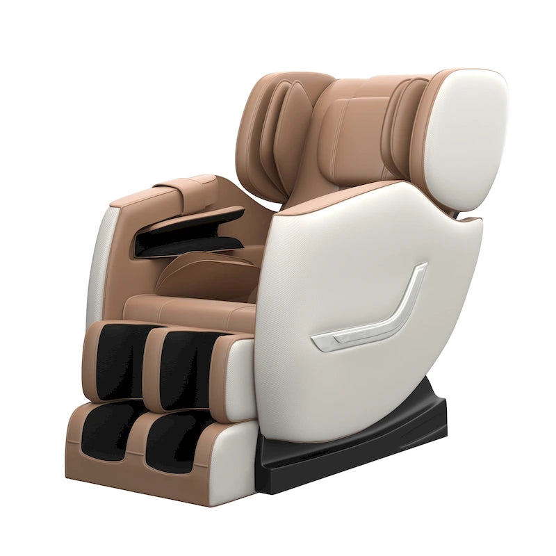 Full Body Massage Chair with Zero Gravity, Bluetooth Speaker & Foot Roller