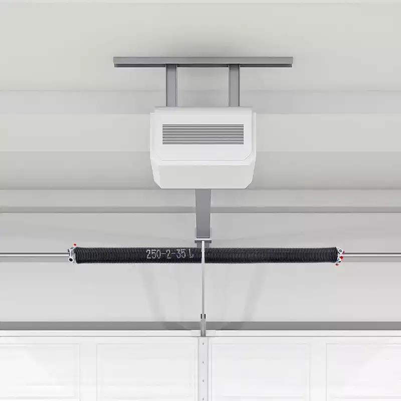VEVOR Garage Door Torsion Springs, Pair of 0.250 x 2 x 35 in, 16000 Cycles, Electrophoresis Black Coated for Replacement, Garage Door Springs,Black