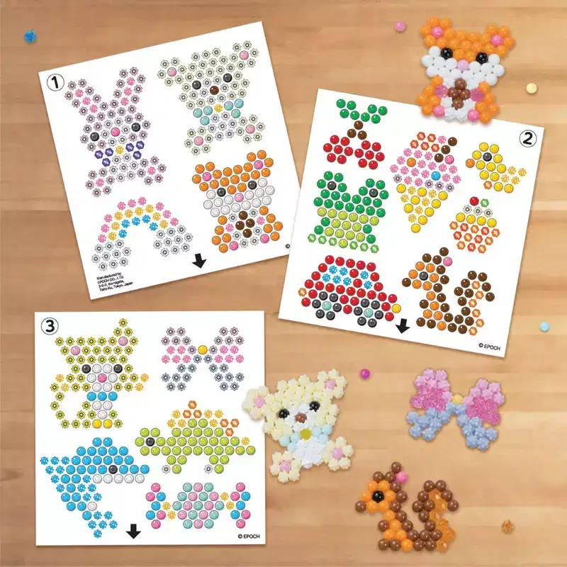 Aquabeads Create N Decorate: DIY Art Kit with Water Beads, Templates & Storage Case for Kids 4+
