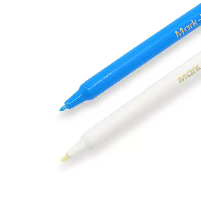 Dritz 2ct Mark-B-Gone Marking Pens Blue and White: Sewing & Quilting Tools, Craft Hand Tools, Dissapearing Ink