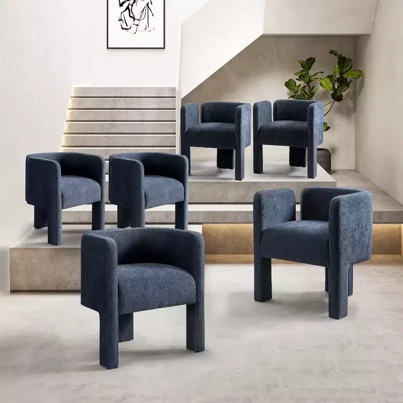 Elias Dining Chair with Three-legged Design Set of 6 ART OF LIVING DESIGNS