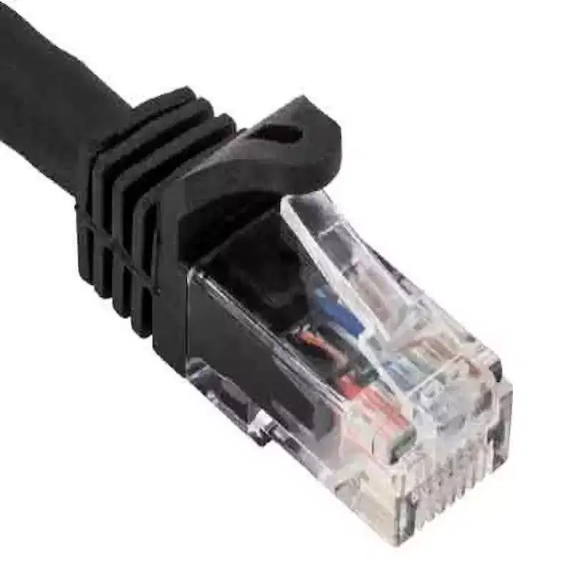 SANOXY Cables and Adapters; 7ft Cat6a 600 MHz UTP Snagless Ethernet Network Patch Cable, Black