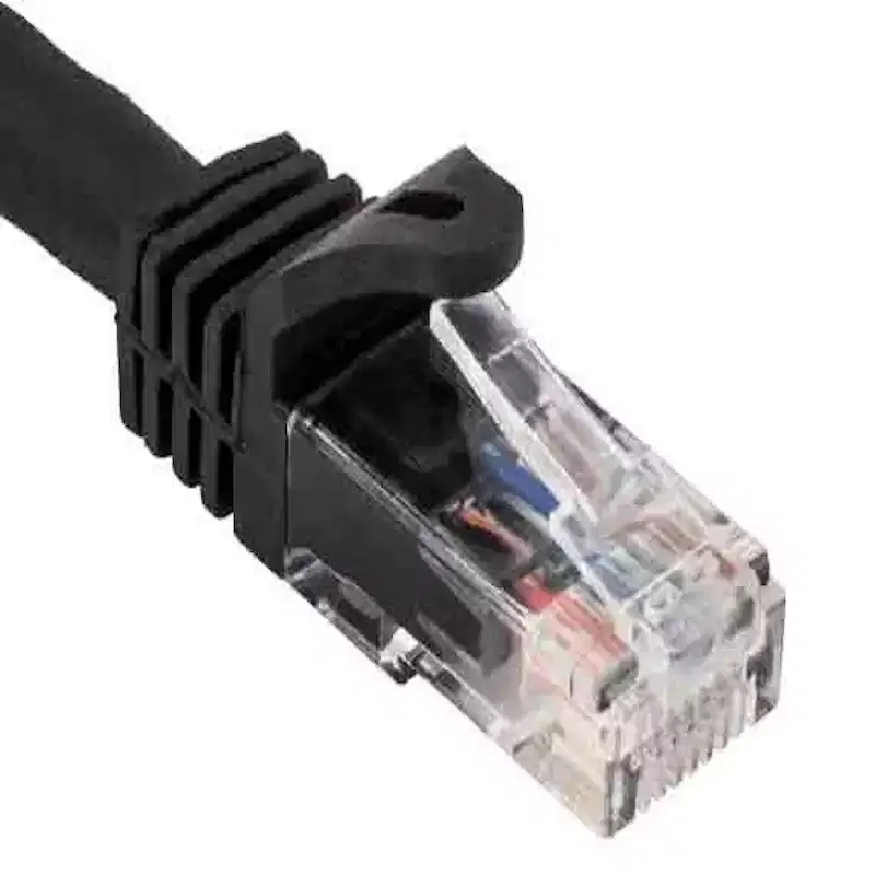 SANOXY Cables and Adapters; 2ft Cat6a 600 MHz UTP Snagless Ethernet Network Patch Cable, Black