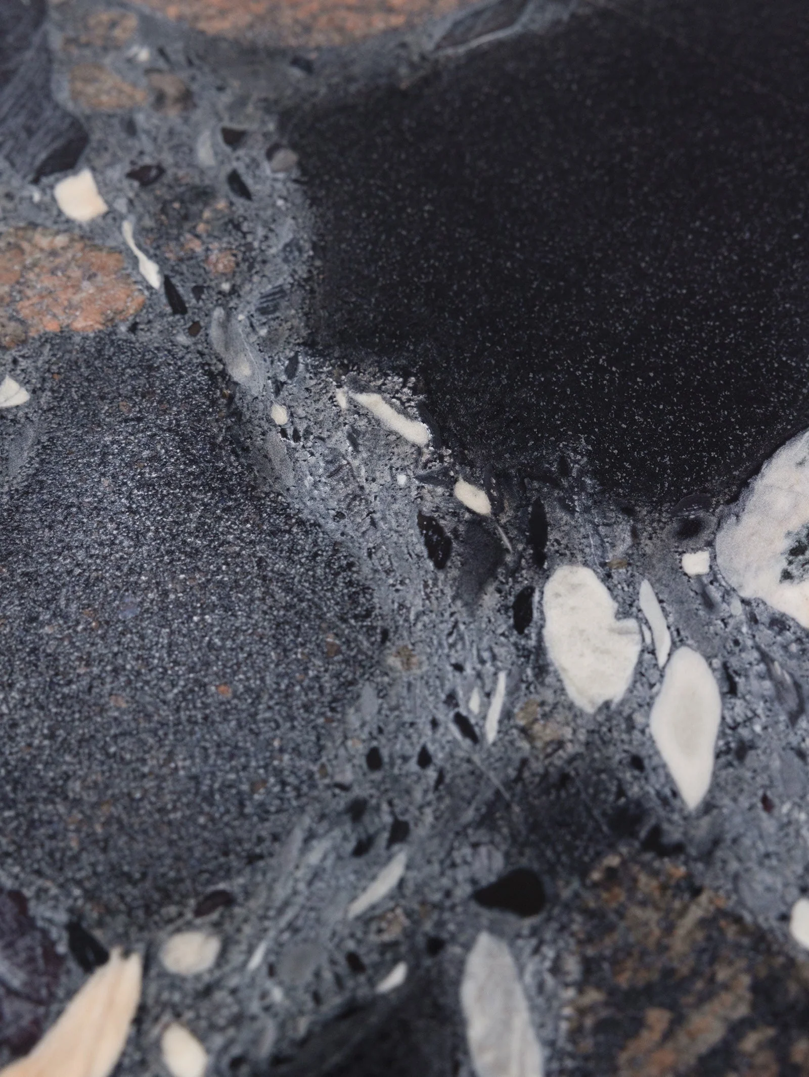 Contemporary Marble Side Table for Living Room