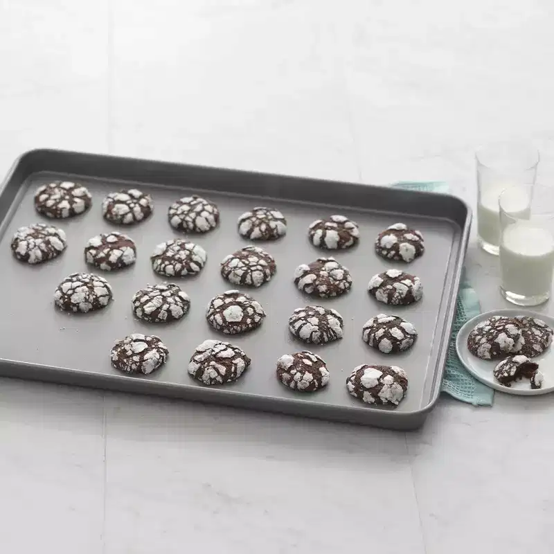 GoodCook Dishwasher Safe Nonstick Steel XL Cookie Sheet, 15'' x 21'', Gray,1 Pack