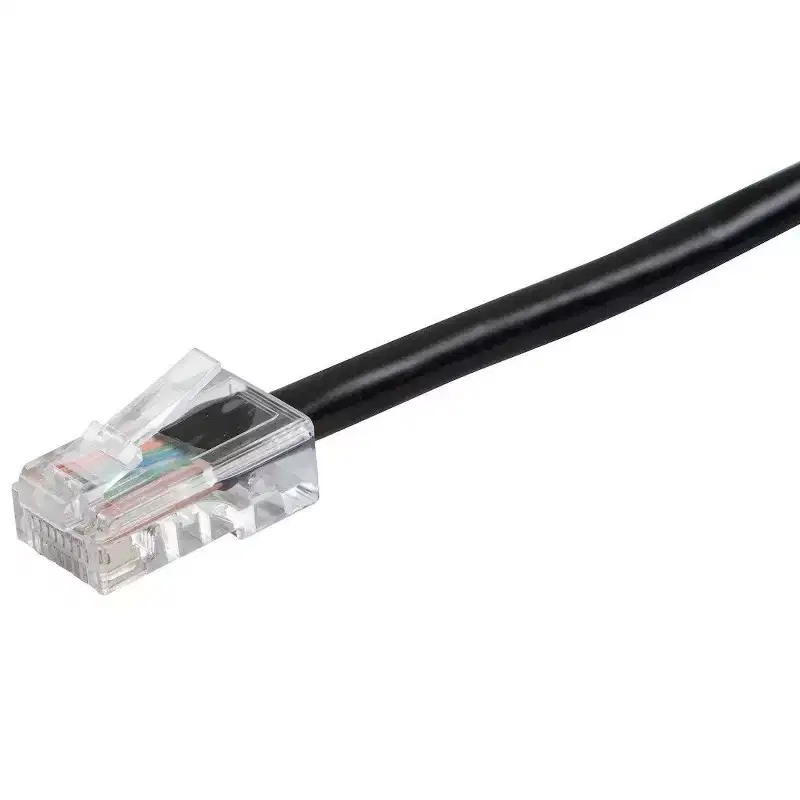 Monoprice Cat5e Ethernet Patch Cable - 50 Feet - Black | Network Internet Cord - RJ45, Stranded, 350Mhz, UTP, Pure Bare Copper Wire, 24AWG - Zeroboot