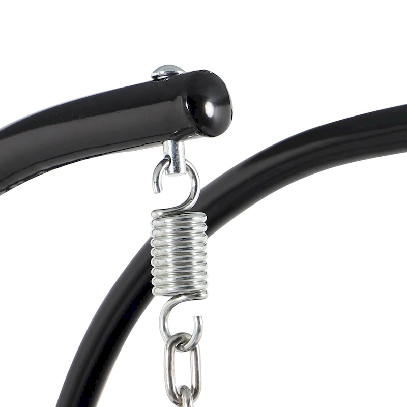Fauteuil suspendu œuf LeisureMod pour 2 personnes avec support - Balancelle hamac/fauteuil roulant d'extérieur/intérieur en rotin tressé avec coussins