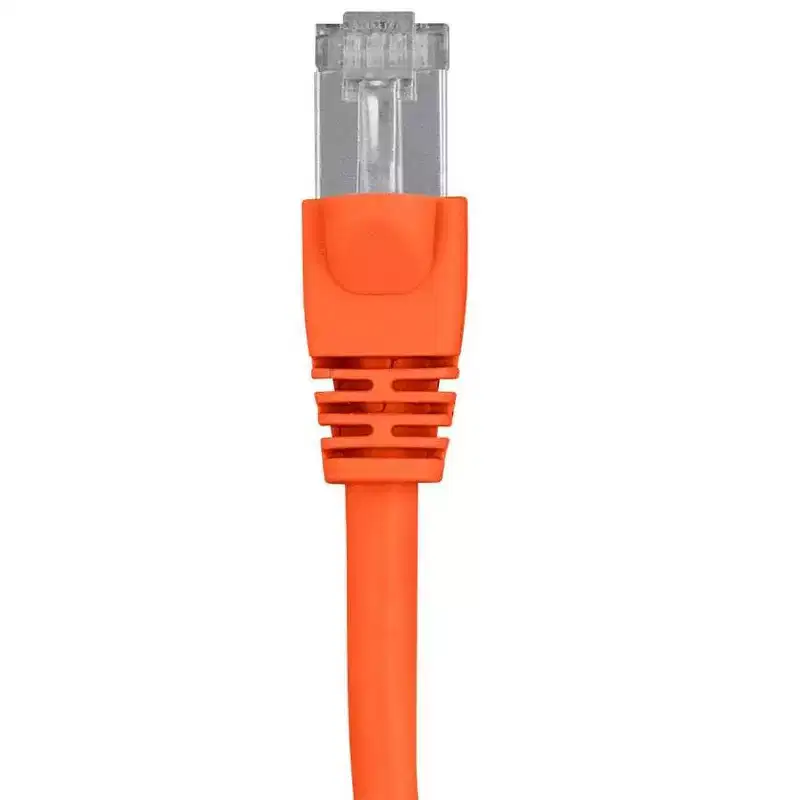 Monoprice Cat6A Ethernet Patch Cable - 7 Feet - Orange | Network Internet Cord - RJ45, 550Mhz, STP, Pure Bare Copper Wire, 10G, 26AWG