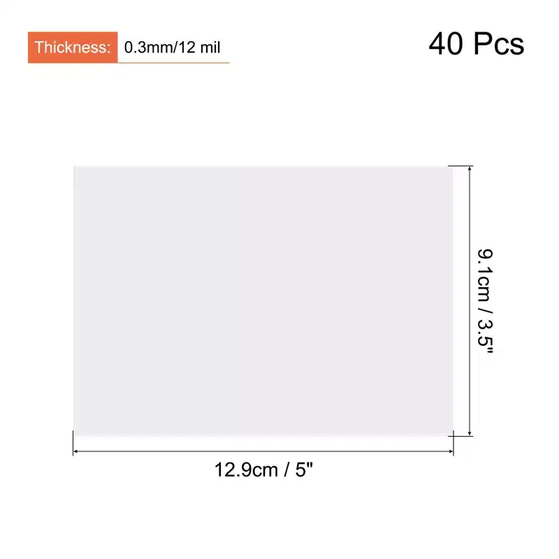 Unique Bargains Self-Adhesive No Machine Needed Laminating Sheets for Photos