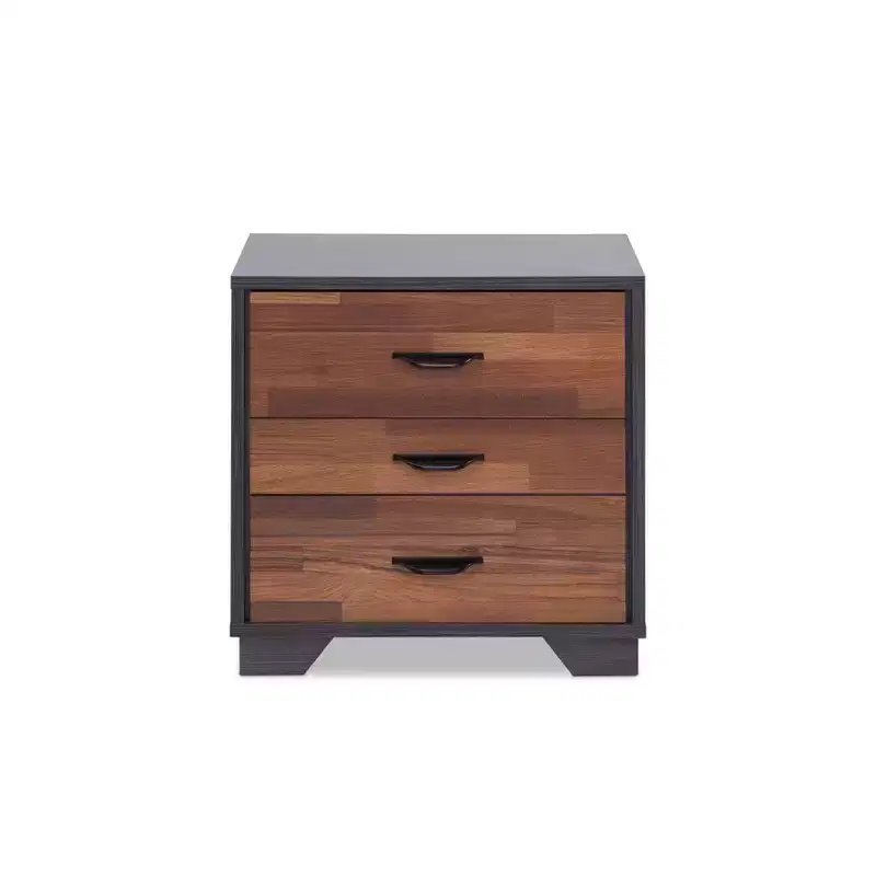 Acme Furniture 20 Eloy Accent Table Walnut/Espresso Finish: Rectangular MDF Top, Wood Legs, Drawer Storage