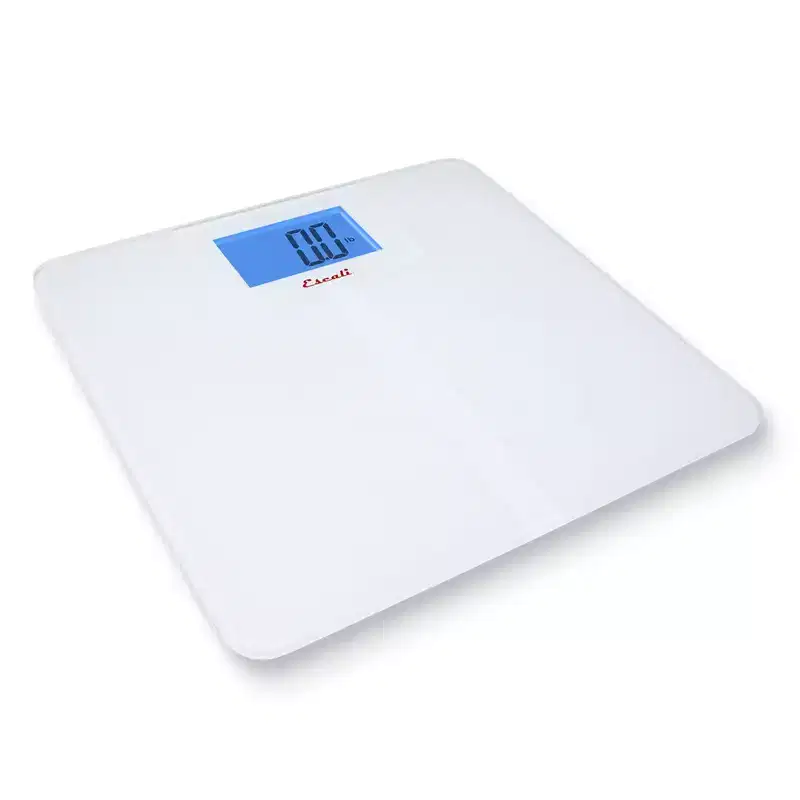 Escali High Capacity Anti-Slip Bathroom Scale White