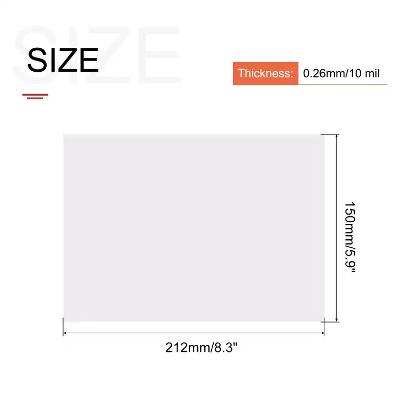 Unique Bargains Self-Sealing Laminating Sheets for Photo Paper Menu 100 Pcs