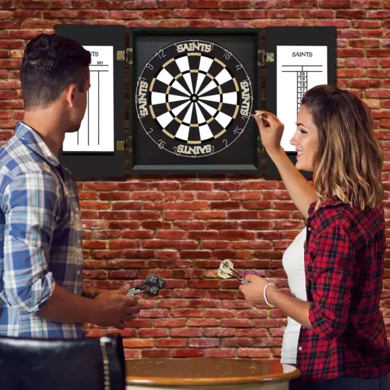 NFL New Orleans Saints Fan's Choice Dartboard Set