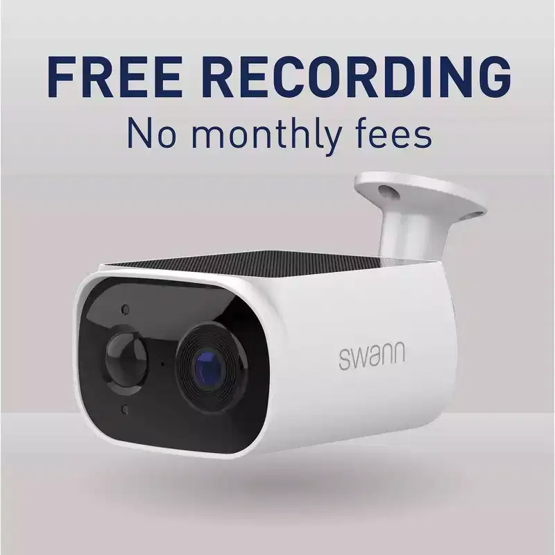 Swann EVO Outdoor Cam with Integrated Solar Panel