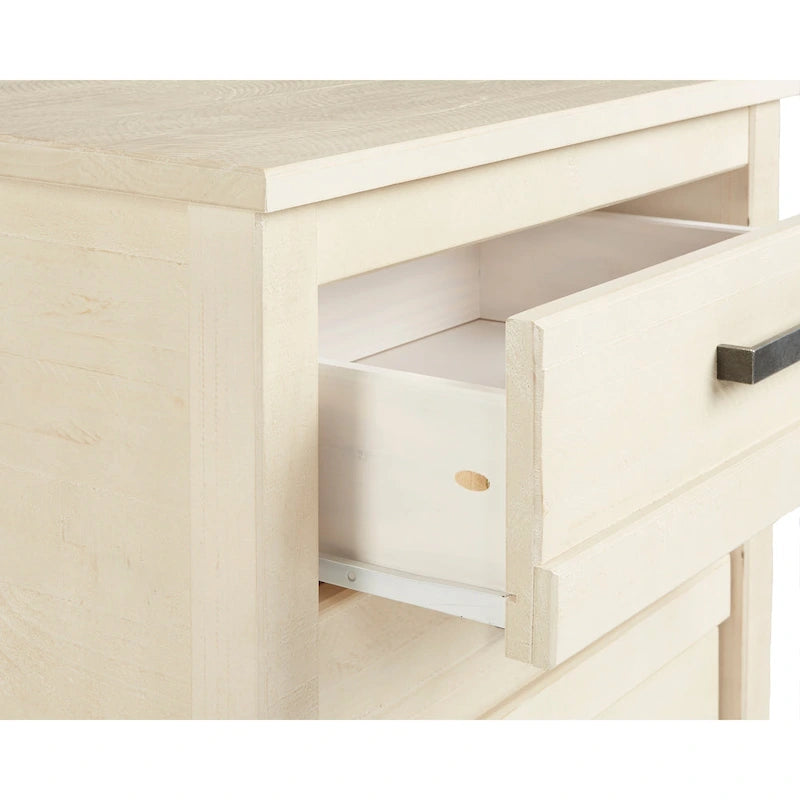 3-Drawer Solid Pine Nightstand