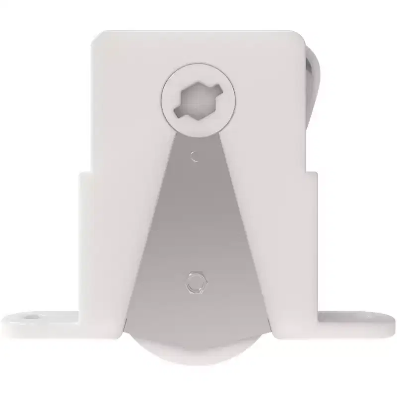 Brixwell Nylon Screen Door Roller Assemblies, 1 Wheel, 2 Length, 1-1/4 Width, Replacement Hardware, White Finish