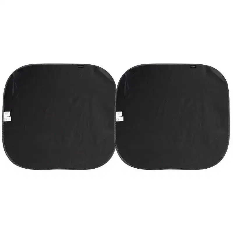 Type S Jumbo Automotive Sunshade: Car Shade Windshield, Elastic-Back Strap, Silver & Black, 32"x68"