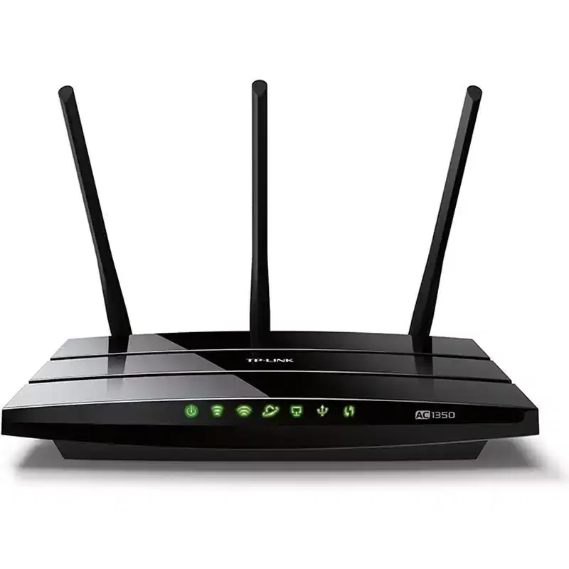 Refurbished: TP-Link AC1350 Wireless Dual Band WiFi Router Archer C59 Black - Manufacturer Refurbished