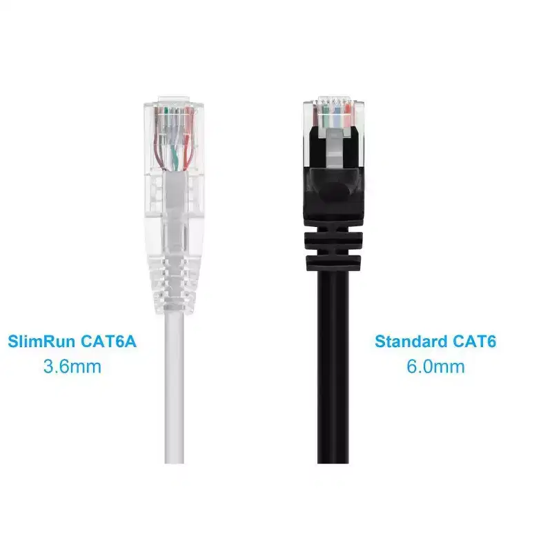Monoprice Cat6 Ethernet Patch Cable - 5 Feet - White | Network Internet Cord - Snagless RJ45 Stranded 550MHz UTP CMR Riser Rated Pure Bare Copper Wire