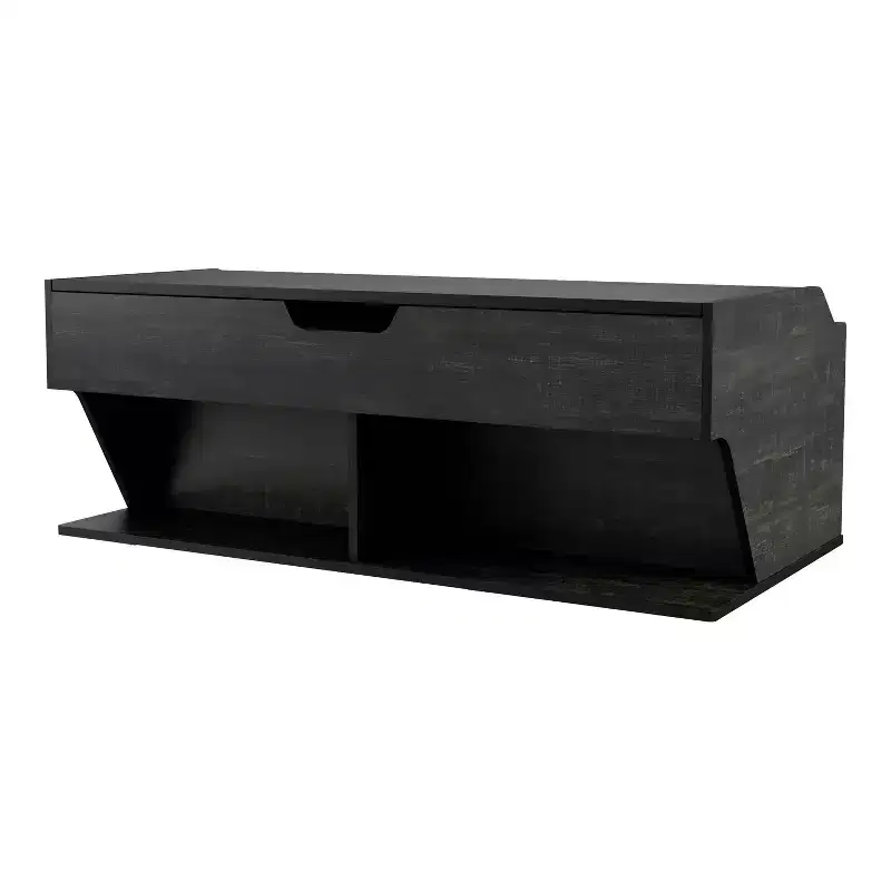 44 Hawkpoint Transitional Lift Top Coffee Table Reclaimed Black Oak - miBasics