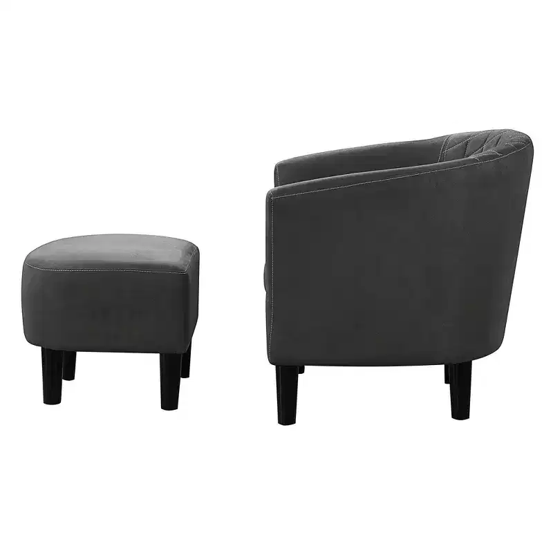 Breighton Home Take a Seat Roosevelt Accent Chair with Ottoman