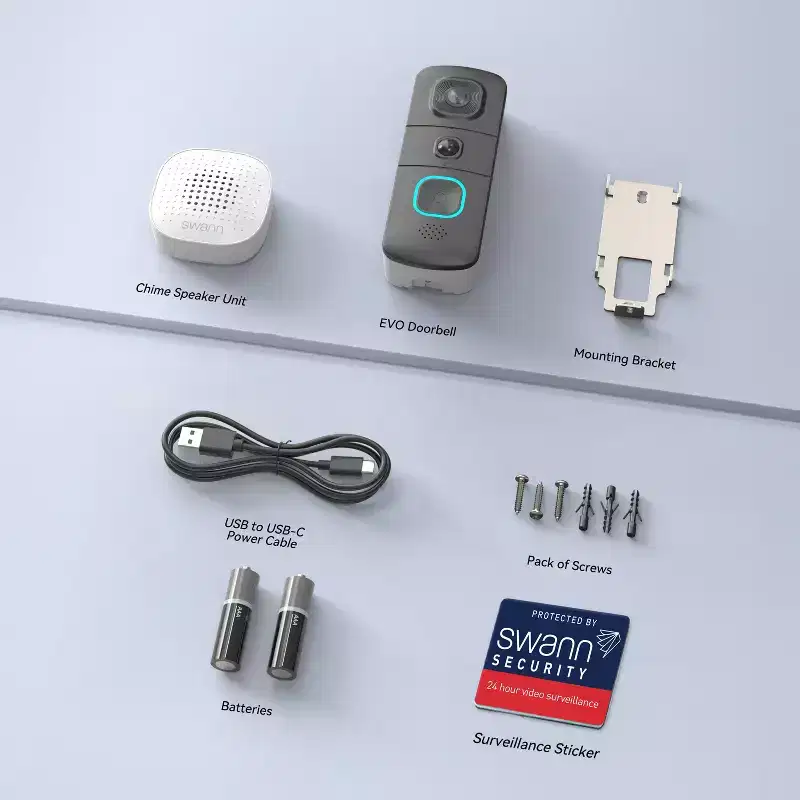 Swann EVO Wireless Video Doorbell & Chime