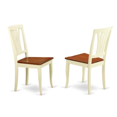 HomeStock Modern Dining Table Set Buttermilk Cherry