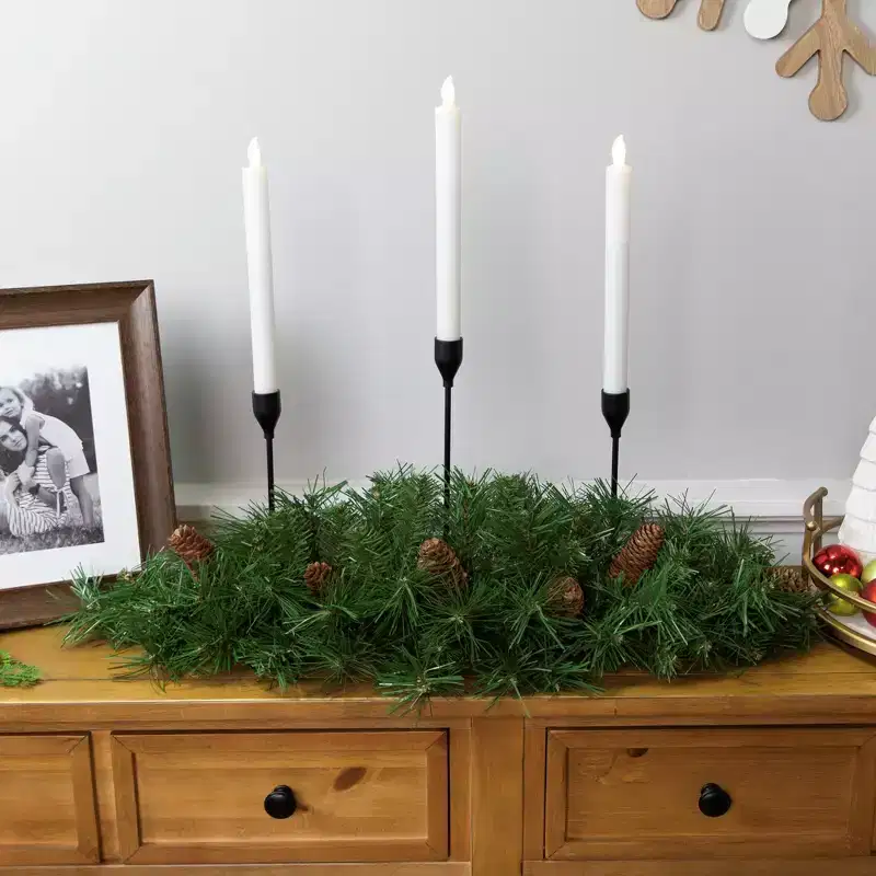 Northlight Pine with Pinecones Artificial Christmas Swag - 32 - Unlit