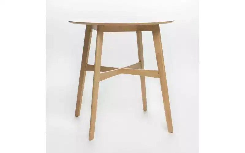 TUYOHW 40 Round Dining Tables for 2-4,Counter Height Kitchen Table with Wooden Frame,Compact Coffee Table for Apartment,300 lbs Capacity