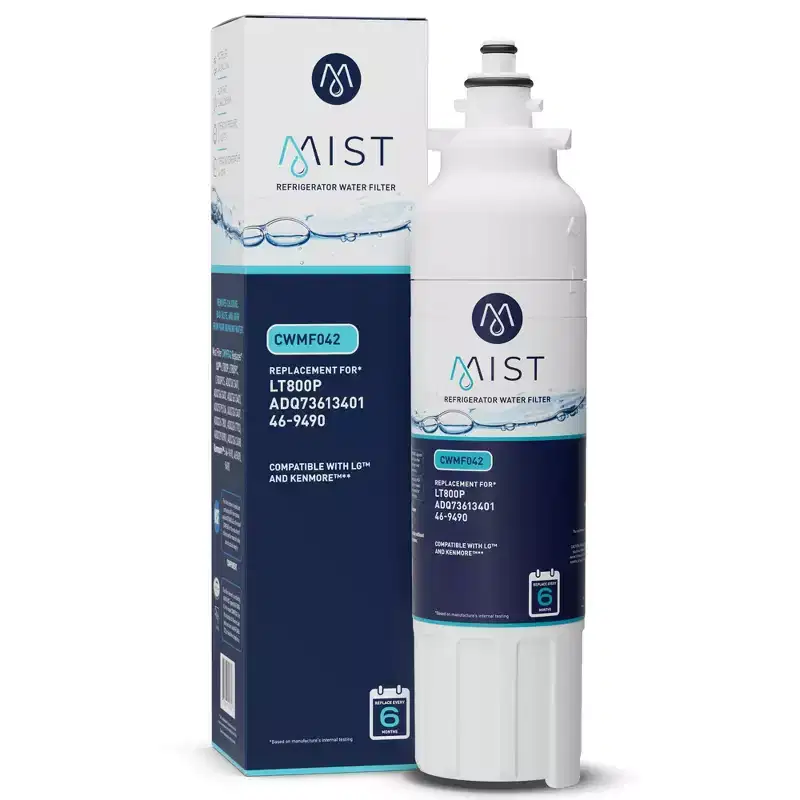 Mist LG LT800P ADQ73613401, Kenmore 9490, 46-9490, 469490, ADQ73613402 Replacement Refrigerator Water Filter