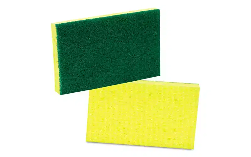 Scotch-Brite PROFESSIONAL Medium-Duty Scrubbing Sponge, 3.6 x 6.1, 0.7 Thick, Yellow/Green, 20/Carton