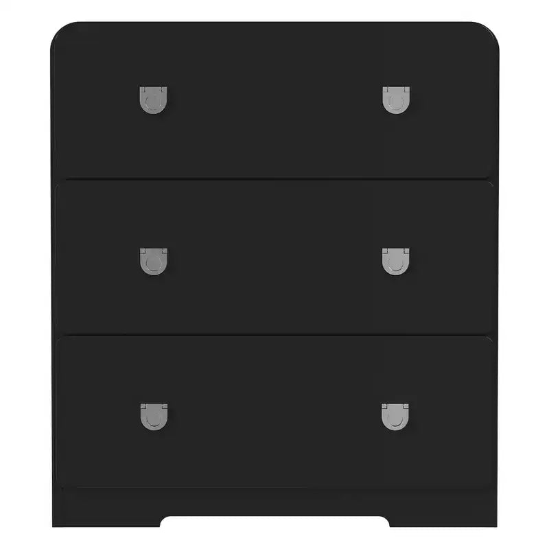 Painted 3-Drawer Nightstand for Bedroom