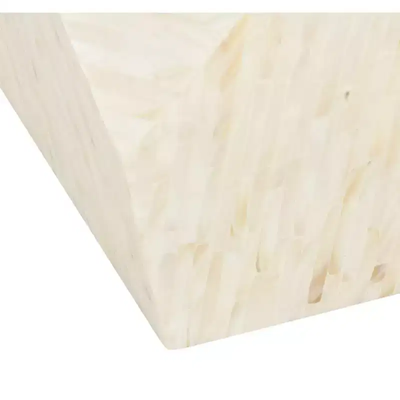 Lea Mosaic Geometric Side Table - TRB1010A - Multi/Light Beige - Safavieh
