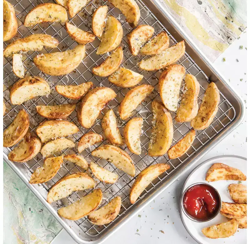 Nordic Ware Naturals Half Sheet with Oven-Safe Nonstick Grid