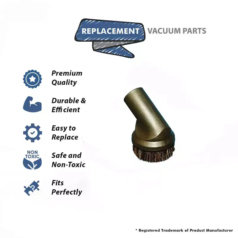 Topvacuumparts Replacement Part For Miele 35mm Wide Canister Vacuum Cleaner Dust Brush # compare to part 54-1605-61