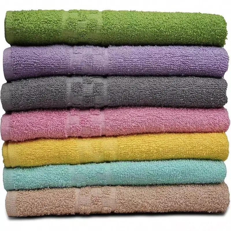7 - Pack Bath Towels - 30x54 - Ultra Soft 100 Cotton, Highly Absorbent for Bathroom, Pool, Gym, Spa, Hotel Use Colors Variety