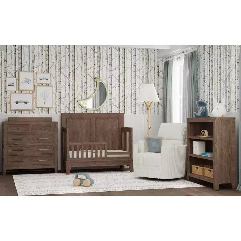 Westwood Baby | Carlson Convertible Crib Toddler Rail - Harvest Brown